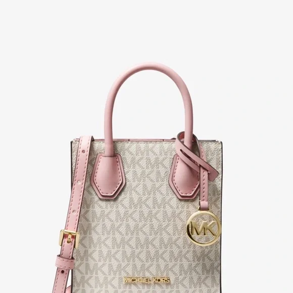 Michael Kors Beige and Pink Mini Bag - Picture 7 of 9